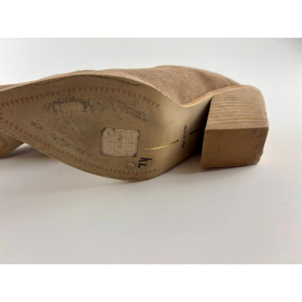 Dolce Vita Brown Suede Pointed Toe Mule Heels Size 7.5 - Picture 5 of 8